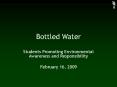 Bottled Water PowerPoint PPT Presentation
