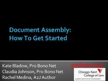 Document Assembly: How To Get Started