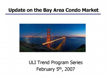 ULI Trend Program Series