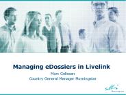 Managing eDossiers in Livelink