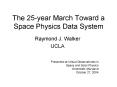 The 25year March Toward a Space Physics Data System PowerPoint PPT Presentation