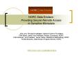 NORC Data Enclave: Providing Secure Remote Access to Sensitive Microdata Julia Lane, Principal Inves PowerPoint PPT Presentation