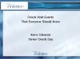 Oracle Wait Events PowerPoint PPT Presentation