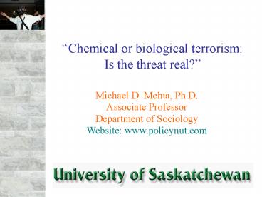 History of biological warfare and terrorism