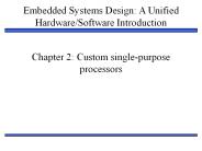 Chapter 2: Custom single-purpose processors