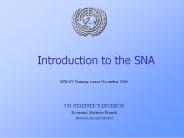 Introduction to the SNA