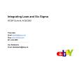 Integrating Lean and Six Sigma PowerPoint PPT Presentation