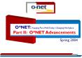 O*NET: Keeping Pace With Today PowerPoint PPT Presentation