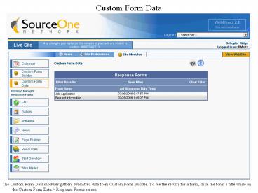 presentation player overlay