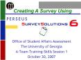 Creating A Survey Using PowerPoint PPT Presentation