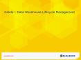 Kalido: Data Warehouse Lifecycle Management PowerPoint PPT Presentation