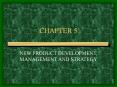 NEW PRODUCT DEVELOPMENT, MANAGEMENT AND STRATEGY PowerPoint PPT Presentation