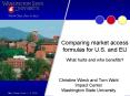 Comparing market access formulas for U.S. and EU What hurts and who benefits PowerPoint PPT Presentation