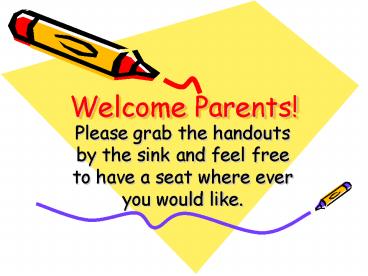 Welcome Parents