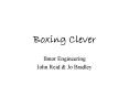 Boxing Clever PowerPoint PPT Presentation
