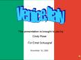 Venice, Italy PowerPoint PPT Presentation