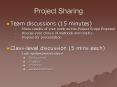 Project Sharing PowerPoint PPT Presentation