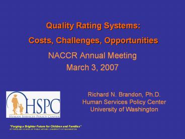 NACCR Annual Meeting