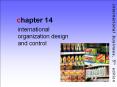 international organization design and control PowerPoint PPT Presentation