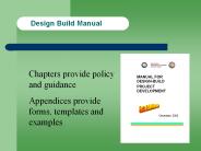 Design Build Manual