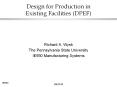 Design for Production in Existing Facilities DPEF PowerPoint PPT Presentation