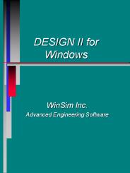 DESIGN II for Windows