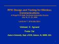 RFIC Design and Testing for Wireless Communications A PragaTI TI India Technical University Course J PowerPoint PPT Presentation