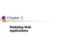 Modeling Web Applications PowerPoint PPT Presentation