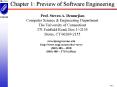Chapter 1: Preview of Software Engineering PowerPoint PPT Presentation