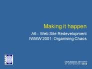 Making it happen