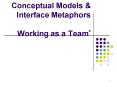 Conceptual Models PowerPoint PPT Presentation