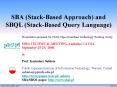 SBA StackBased Approach and SBQL StackBased Query Language PowerPoint PPT Presentation