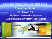 ADOBE DREAMWEAVER CS4 Creative Suite