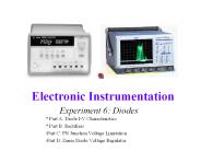 Experiment 6: Diodes