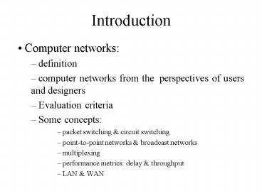 PPT – Computer networks: PowerPoint presentation | free to download ...