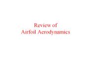 Review of Airfoil Aerodynamics