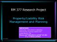 RM 377 Research Project PowerPoint PPT Presentation