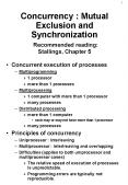 Concurrency : Mutual Exclusion and Synchronization Recommended reading: Stallings, Chapter 5 PowerPoint PPT Presentation