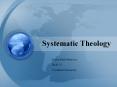 Systematic Theology PowerPoint PPT Presentation