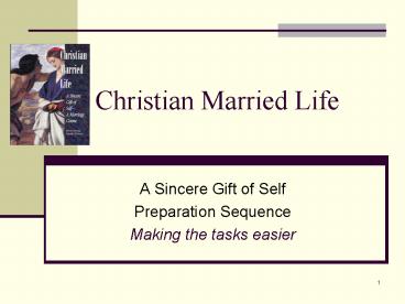 Christian Married Life