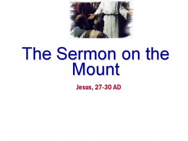 The Sermon on the Mount