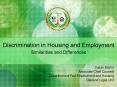 Discrimination in Housing and Employment PowerPoint PPT Presentation
