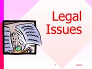 Legal Issues