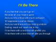 Ill Be There PowerPoint PPT Presentation