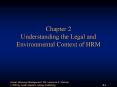 Chapter 2 Understanding the Legal and Environmental Context of HRM PowerPoint PPT Presentation