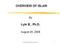 OVERVIEW OF ISLAM PowerPoint PPT Presentation