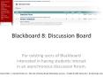 Blackboard 8: Discussion Board PowerPoint PPT Presentation