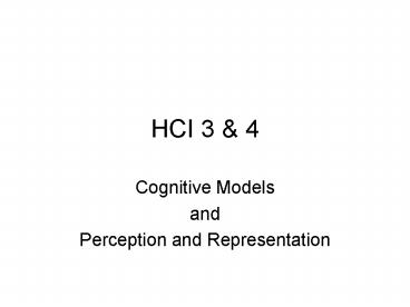 HCI 3