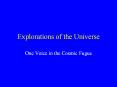 Explorations of the Universe PowerPoint PPT Presentation