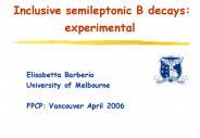 Inclusive semileptonic B decays: experimental